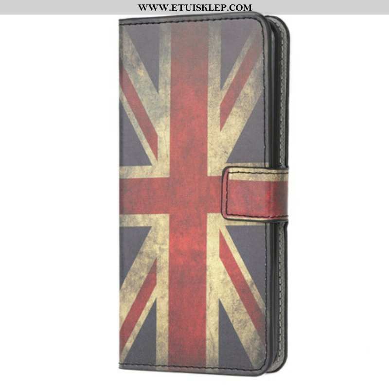 Etui Folio do Samsung Galaxy A42 5G Flaga Anglii